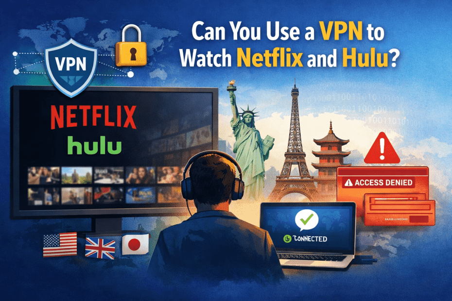 Can I Use a VPN to Watch Netflix and Hulu?