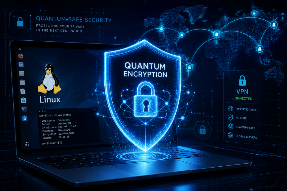 Quantum-safe VPN security network