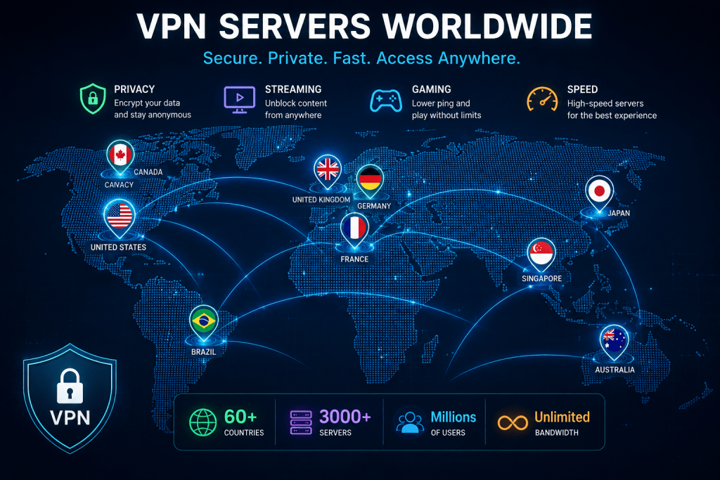 Best VPN Locations in 2026: Which Country Should You Choose?